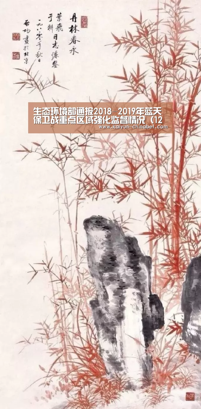 生态环境部通报2018-2019年蓝天保卫战重点区域强化监督情况(12月3日)_开云赛事(图1) 开云赛事