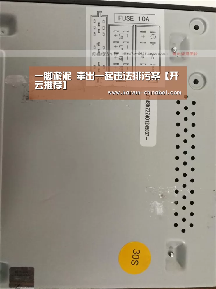 一脚淤泥 牵出一起违法排污案【开云推荐】(图1) 开云赛事